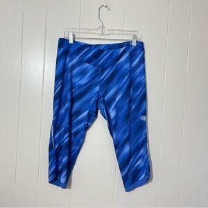 The North Face GTD Capri Tight Running Cropped Pant Blue Size L
